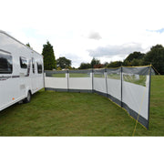 Maypole 5 Panel Steel Poled PVC Windbreak 800cm - Maypole - Van Life Living