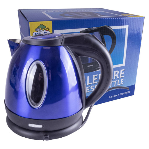 Metallic Blue Low Power 1.2L 750W Cordless Kettle - Powerpart - Van Life Living