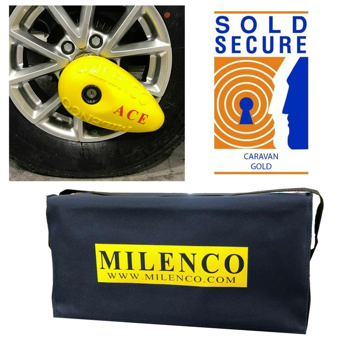 Milenco Ace Wheel Clamp Lock - Milenco - Van Life Living