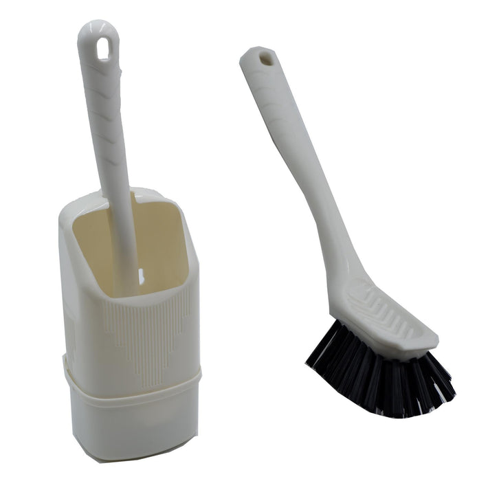 Mini Loo Brush and Holder, Caravan Boat Motorhome Camper Camping Bathroom & Toile - Via Mondo - Van Life Living