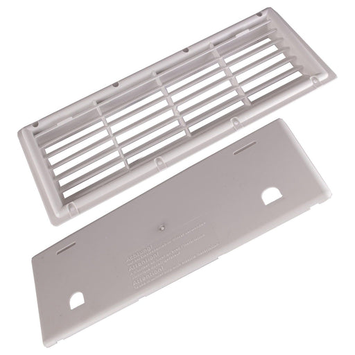 MPK White Recessed Mounted Fridge Vent & Winter Cover Caravan/Motorhome - ukcampingandleisure - Van Life Living