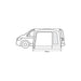 Outdoor Revolution Cayman Cona F/G Low Campervan Drive Away Awning 180 - 210cm - Outdoor Revolution - Van Life Living