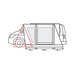 Outdoor Revolution Cayman Curl Air Low Driveaway Inflatable Awning 210-255cm - Outdoor Revolution - Van Life Living