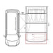 Outdoor Revolution Cayman Curl XLE F/G Poled Mid Driveaway Awning 210-255cm - Outdoor Revolution - Van Life Living