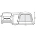 Outdoor Revolution Cayman (F/G) Low Campervan Drive Away Awning 180 - 240cm - Outdoor Revolution - Van Life Living