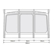 Outdoor Revolution Eclipse Pro 380L Caravan/Motorhome Awning 235-250cm - Outdoor Revolution - Van Life Living