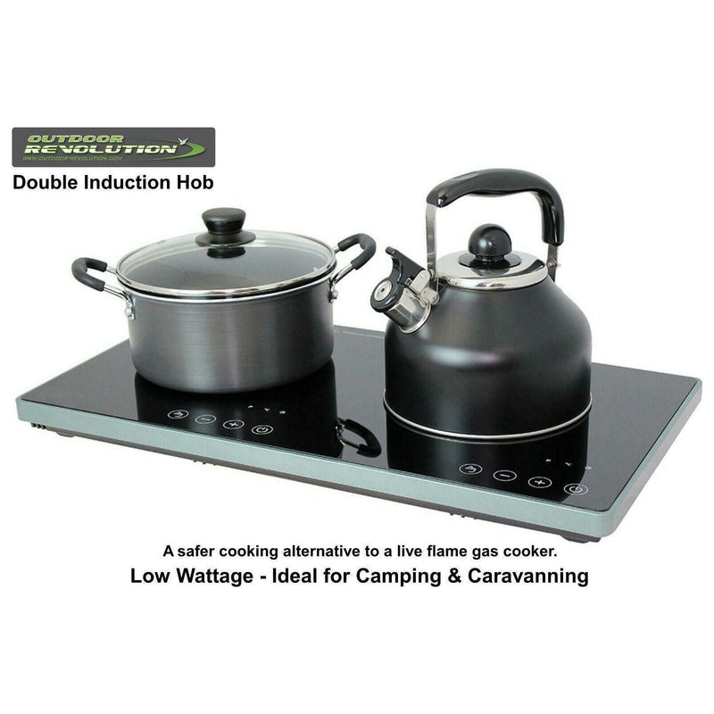 Outdoor Revolution Low Wattage Double Induction Hob - Outdoor Revolution - Van Life Living