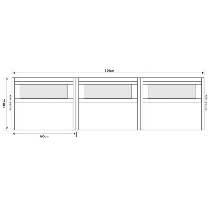 Outdoor Revolution Oxygen Pro 3 Inflatable Modular Windbreak - 500cm x 140cm - Outdoor Revolution - Van Life Living