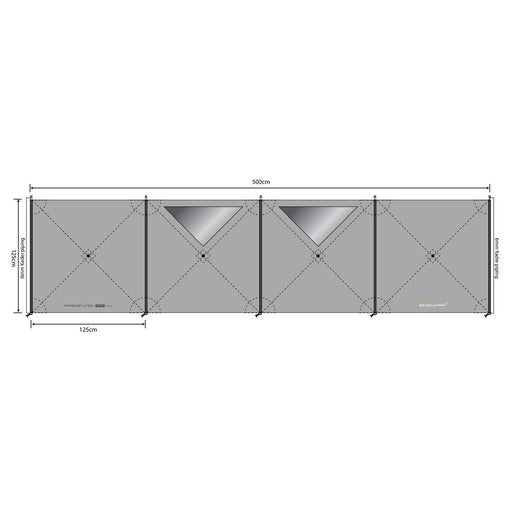 Outdoor Revolution Pronto PC 4 Premium Panel Windbreak 125cm x 500cm - Outdoor Revolution - Van Life Living