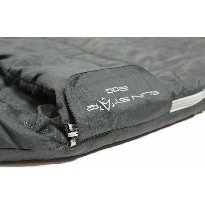 Outdoor Revolution Sun Star Double 200 Sleeping Bag 2022 Charcoal ORSB2012 - Outdoor Revolution - Van Life Living