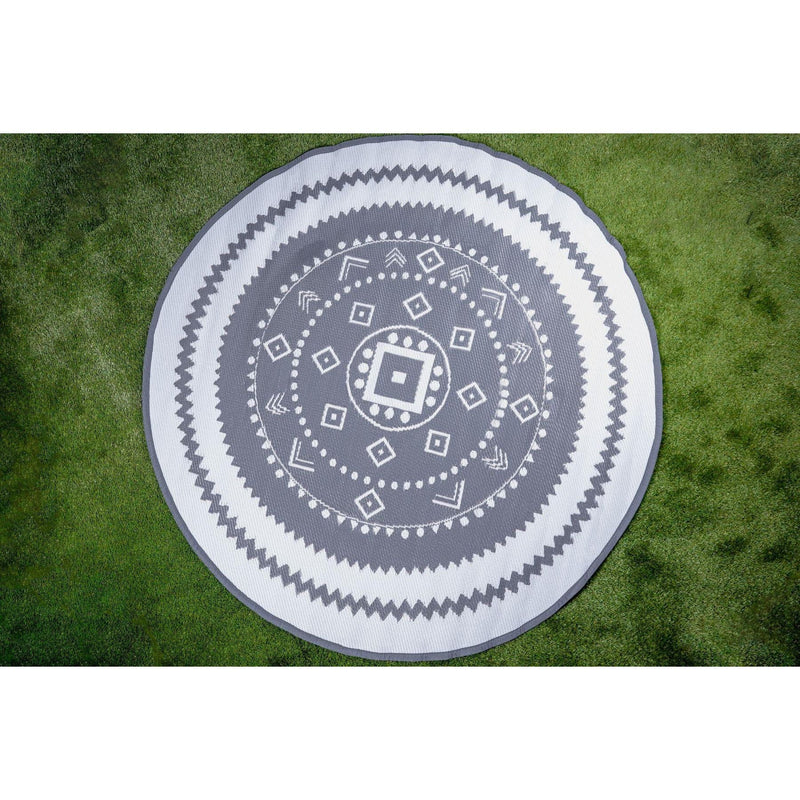 Outdoor Round Rug 150 cm - Gardenwize - Van Life Living