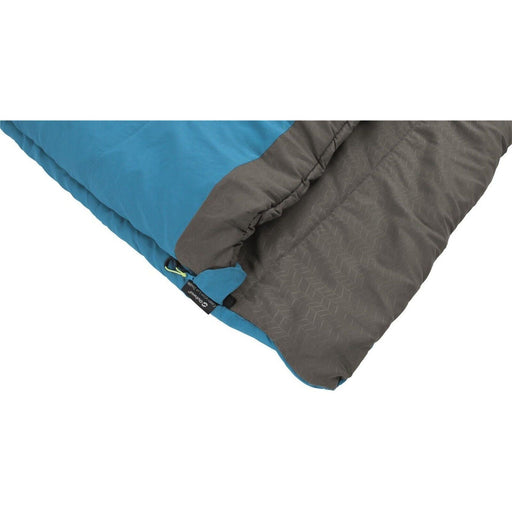 Outwell Celebration Lux Double Camping/Caravan Sleeping Bag Duvet - Blue - 2 Season - Outwell - Van Life Living