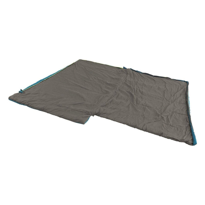 Outwell Celebration Lux Double Camping/Caravan Sleeping Bag Duvet - Blue - 2 Season - Outwell - Van Life Living