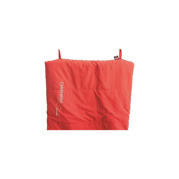 Outwell Celebration Lux Single Sleeping Bag - Red - 2 Season Camping Gear - Outwell - Van Life Living