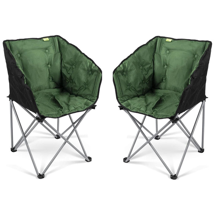 Pair of Kampa Padded Camping Tub Chair - Kampa - Van Life Living