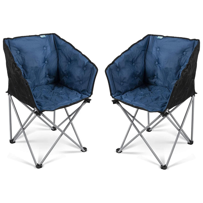 Pair of Kampa Padded Camping Tub Chair - Kampa - Van Life Living