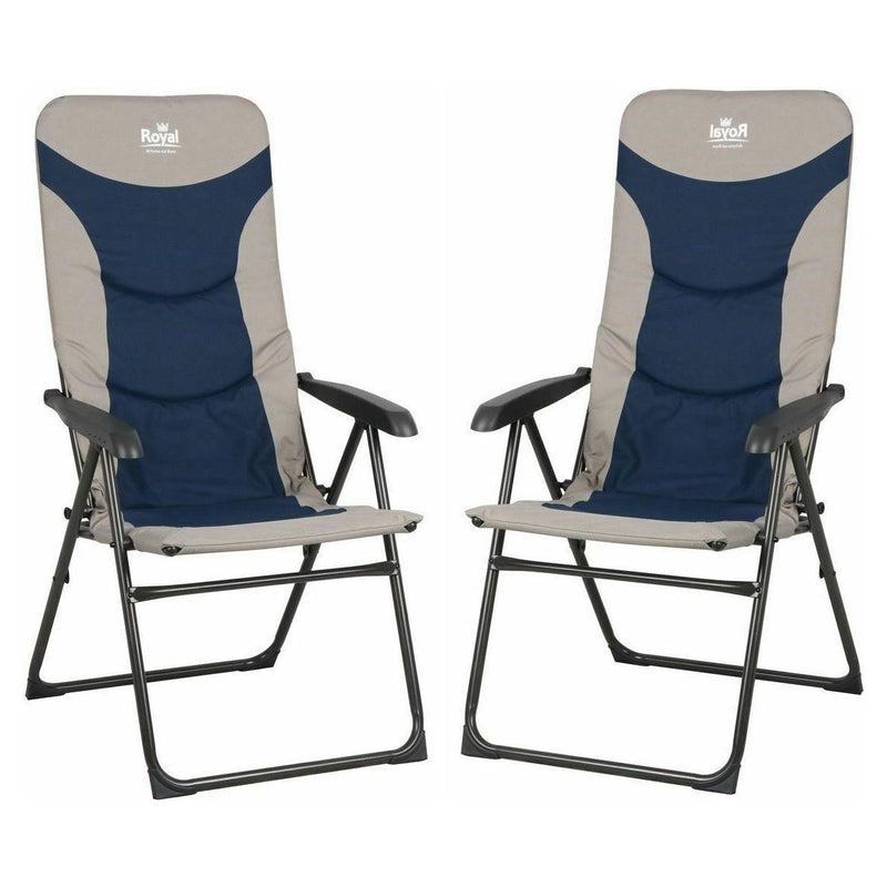 Pair Of Royal Colonel Camping Chair - Royal - Van Life Living