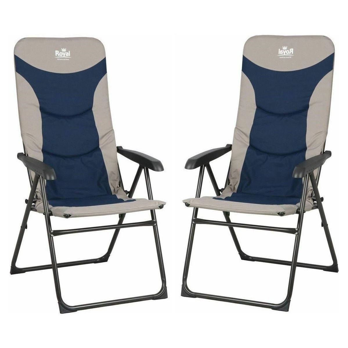Pair Of Royal Colonel Camping Chair - Royal - Van Life Living