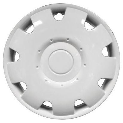 Pair Of White 13" Universal Caravan Wheel Trims Hub Caps - Streetwize - Van Life Living