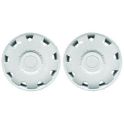 Pair Of White 14" Universal Caravan Wheel Trims Hub Caps - Streetwize - Van Life Living