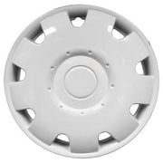 Pair Of White 14" Universal Caravan Wheel Trims Hub Caps - Streetwize - Van Life Living