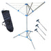 Portable Aluminium Clothes Line Via Mondo Camping Caravan Washing Airer Dryer - Via Mondo - Van Life Living