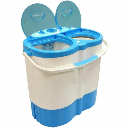 Portable Twin Tub Washing Machine Spin Dryer Camping Caravan Motorhome Student - Leisurewize - Van Life Living