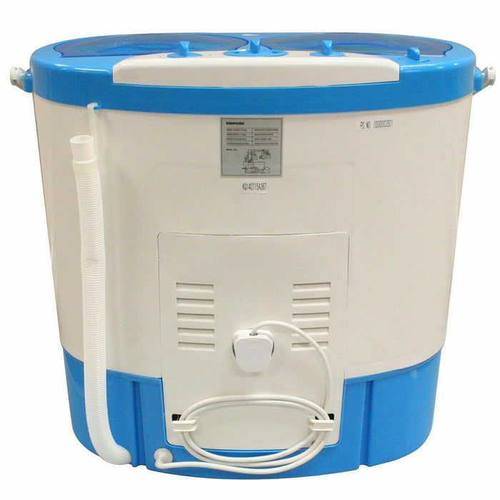 Portable Twin Tub Washing Machine Spin Dryer Camping Caravan Motorhome Student - Leisurewize - Van Life Living