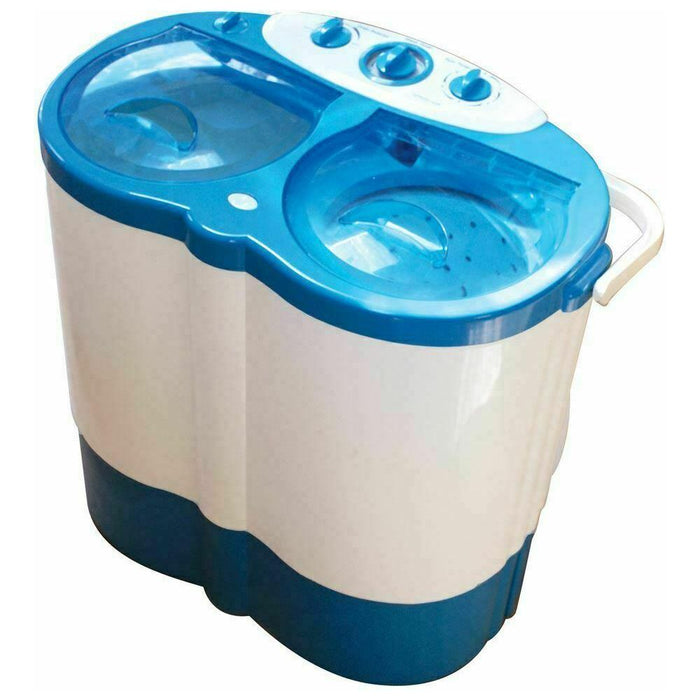 Portable Twin Tub Washing Machine Spin Dryer Camping Caravan Motorhome Student - Leisurewize - Van Life Living