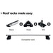 Thule ProBar Evo Roof Bars Aluminum fits Volkswagen Caddy Cargo Van 2021- 5-dr with Fixed Points - Thule - Van Life Living