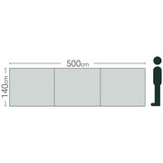 Quest Falcon 500 Windbreak Camping Fishing Caravan Portable 500 x 140cm A103 - Quest - Van Life Living