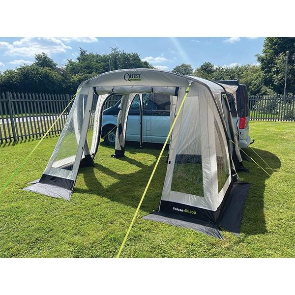 Quest Falcon AIR 300 LOW Inflatable Drive Away Campervan Awning 180-210cm - Quest - Van Life Living