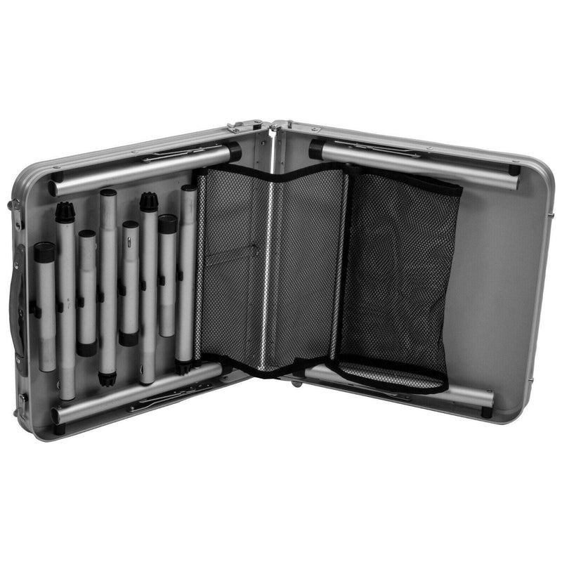 Quest Leisure SpeedFit Range Cleeve Lightweight Camping Table with Shelf 80x40cm - Quest - Van Life Living