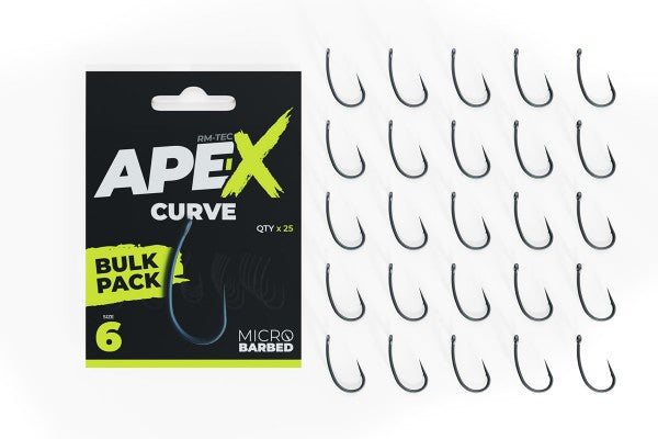 RidgeMonkey Ape-X Curve Barbed size 4 Bulk Pack - RidgeMonkey - Van Life Living