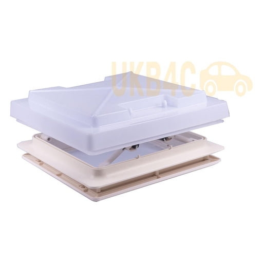 Roof Vent Sky Light Caravan Motorhome 280 X 280Mm Flynet White Mpk Rooflight - MPK - Van Life Living