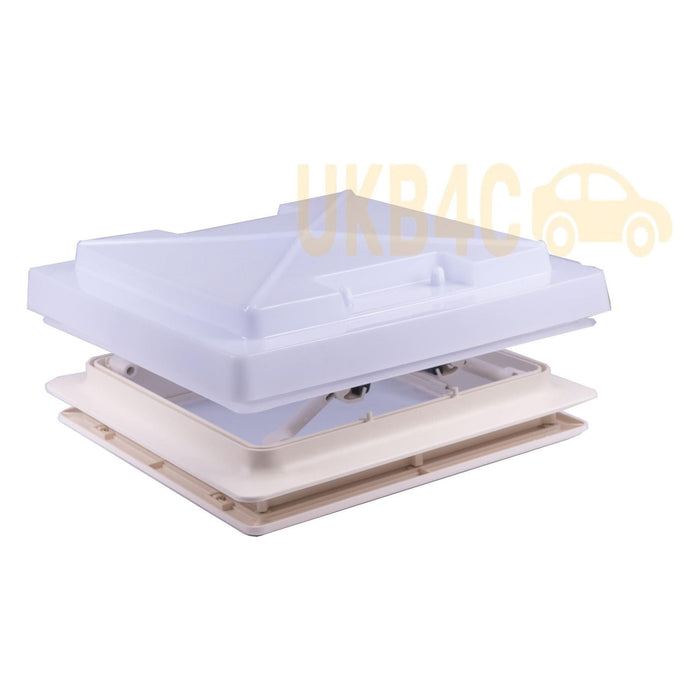 Roof Vent Sky Light Caravan Motorhome 280 X 280Mm Flynet White Mpk Rooflight - MPK - Van Life Living