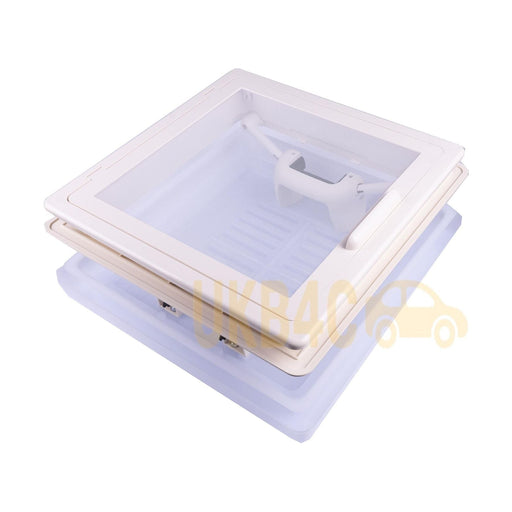 Roof Vent Sky Light Caravan Motorhome 280 X 280Mm Flynet White Mpk Rooflight - MPK - Van Life Living