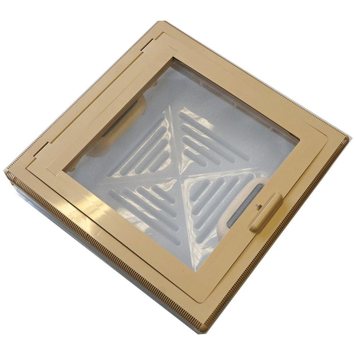 Roof Vent Sky Light Caravan Motorhome 400 x 400mm Flynet Beige MPK Rooflight - MPK - Van Life Living