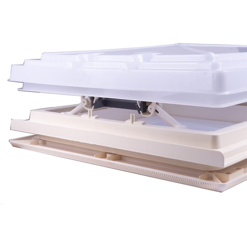 Roof Vent Sky Light Caravan Motorhome 400 x 400mm Flynet White MPK Rooflight - MPK - Van Life Living