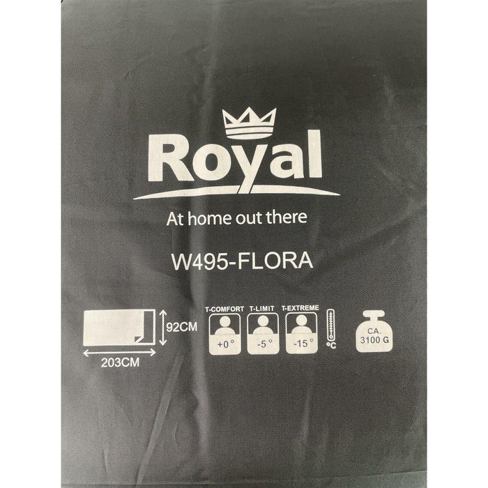 Royal Leisure Sleeping Bag Flora Premium 65Oz - Royal - Van Life Living