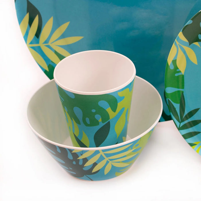 Summit 16 Pce Melamine Jungle Tableware Set - Summit - Van Life Living