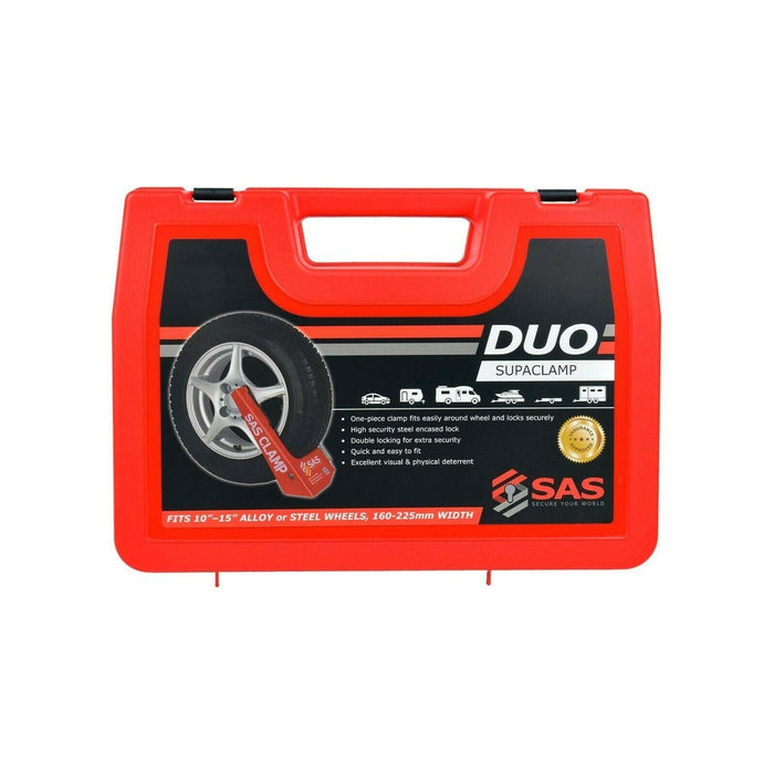 SAS Supaclamp Duo For Trailer Caravan Alloy Wheels 10-15" Up To 225 Tyre Widths - SAS - Van Life Living