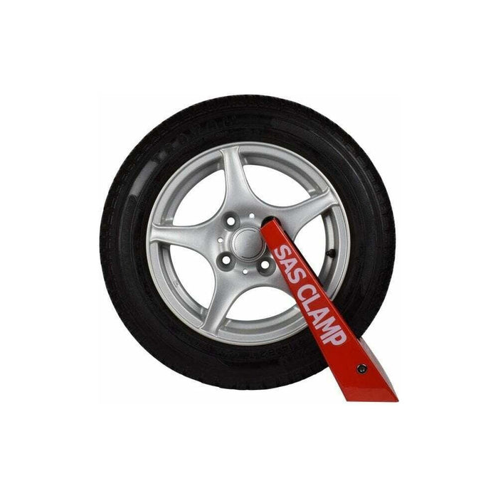 SAS Supaclamp Duo Wheelclamp Alloy or Steel Wheels 10" to 15" Sold Secure Silver - SAS - Van Life Living