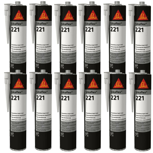 Sikaflex 221 Strong Adhesive Sealant 12 Pack - Sika - Van Life Living