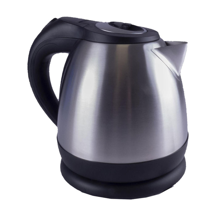 Silver Chrome Low Power 1.2L 750W Cordless Kettle - Powerpart - Van Life Living