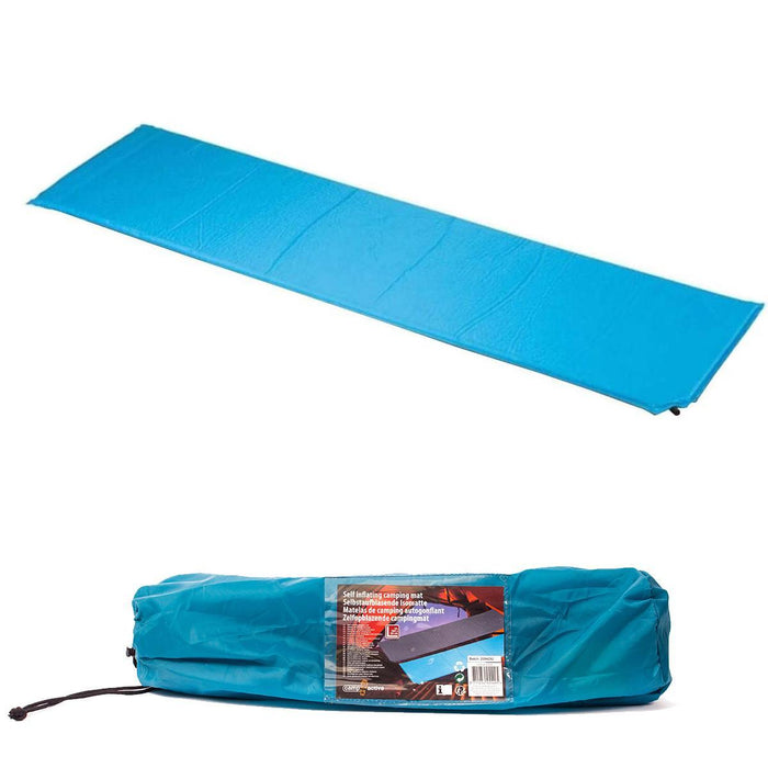 Single Camping Mat Self Inflating Inflatable Camp Roll Mattress With Bag - Camp Active - Van Life Living