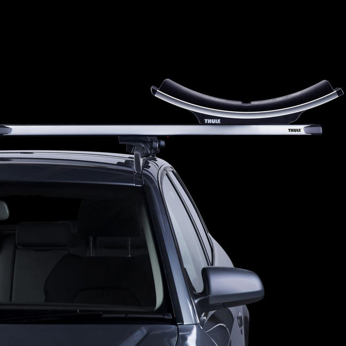 Thule SlideBar Evo Roof Bars Aluminum fits Ford Transit Courier 2024- 4 doors with Raised Rails - Thule - Van Life Living