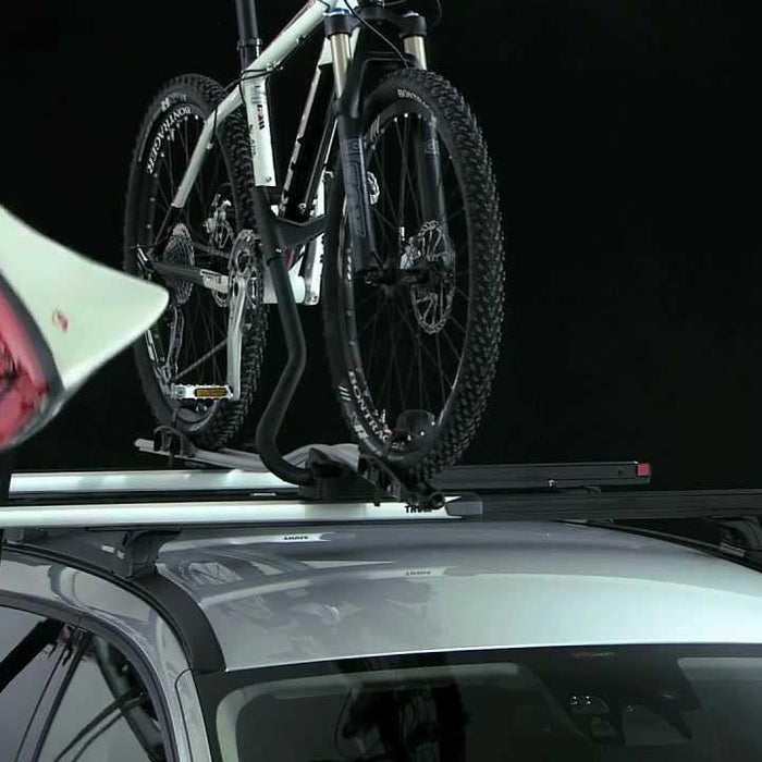 Thule SlideBar Evo Roof Bars Aluminum fits Volkswagen Cross UP 2013- 5 doors with Raised Rails - Thule - Van Life Living