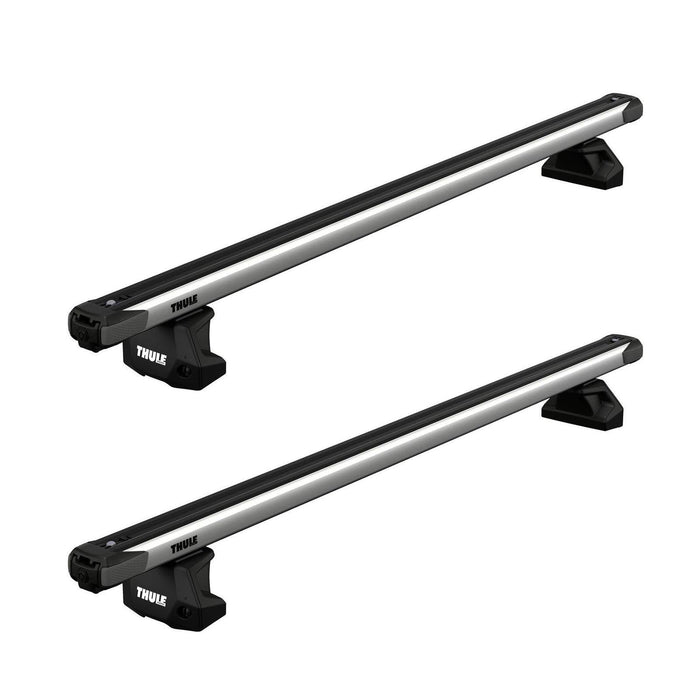 Thule SlideBar Evo Roof Bars Aluminum fits Fiat Doblo Van 2010-2022 5-dr with Fixed Points - Thule - Van Life Living