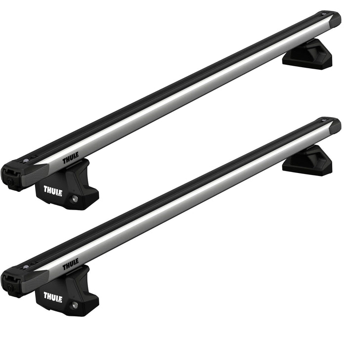 Thule SlideBar Evo Roof Bars Aluminum fits Volkswagen Passat Alltrack 2015- 5 doors with Flush Rails - Thule - Van Life Living